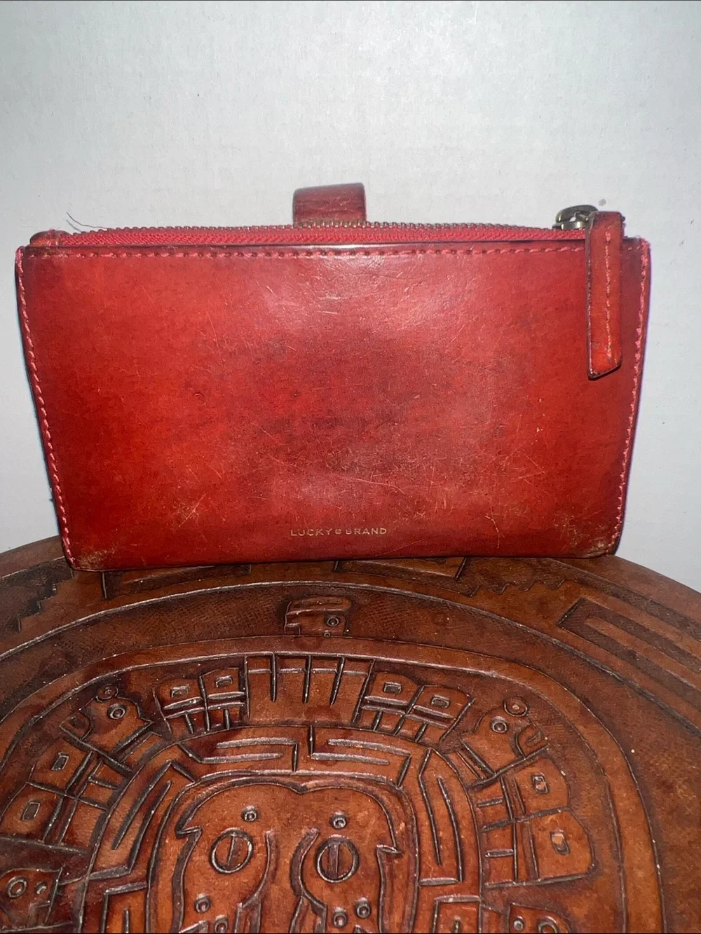 Rare Vintage Lucky Brand Leather Wallet